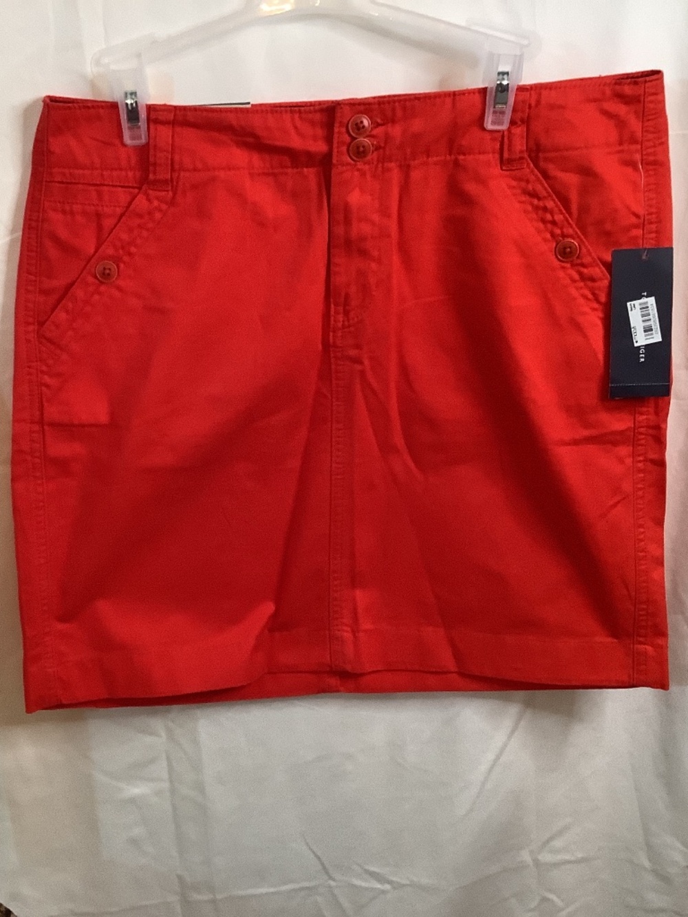 NWT Tommy Hilfiger red skirt sz. 8